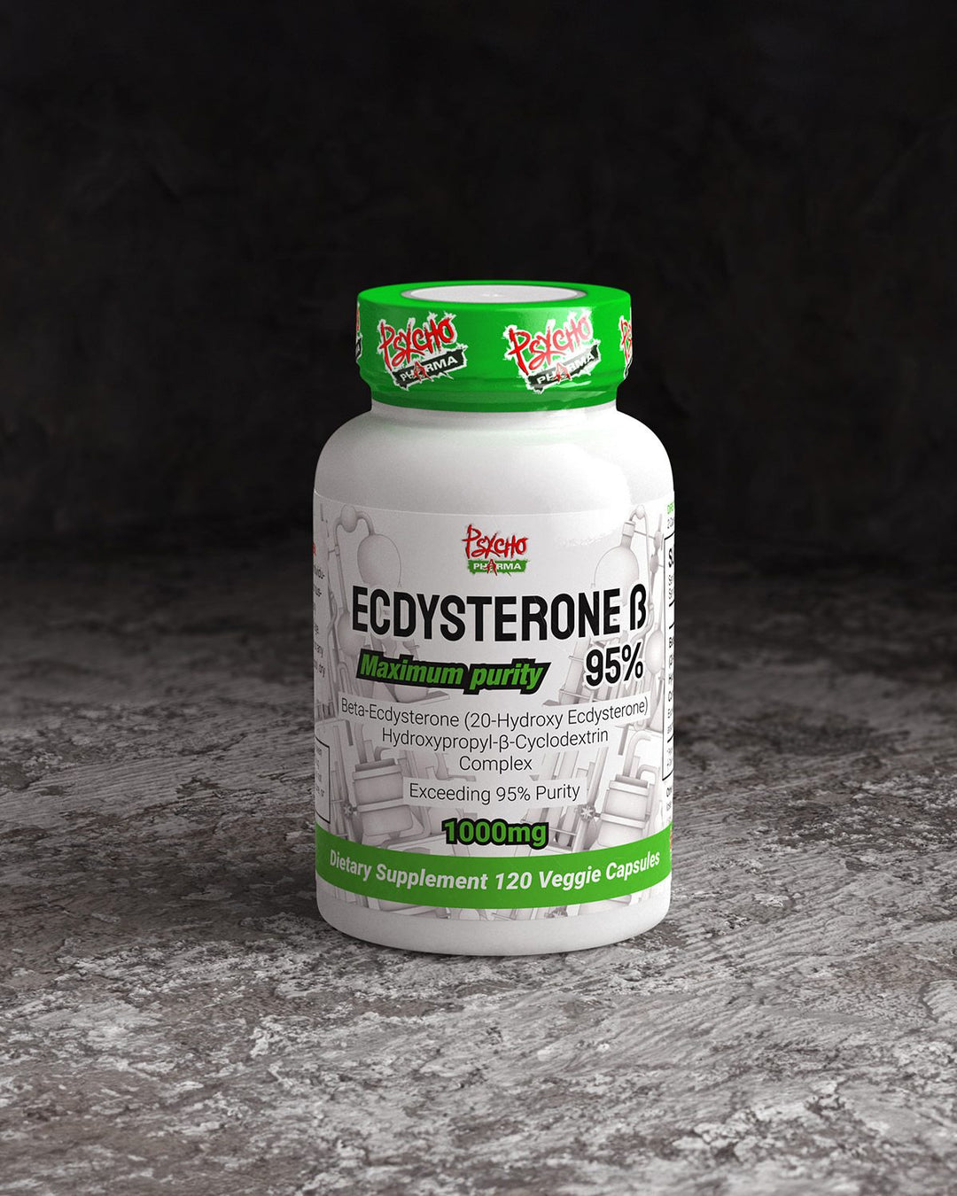 Complexed Ecdysterone 95% (1000mg) - www.psychopharma.com