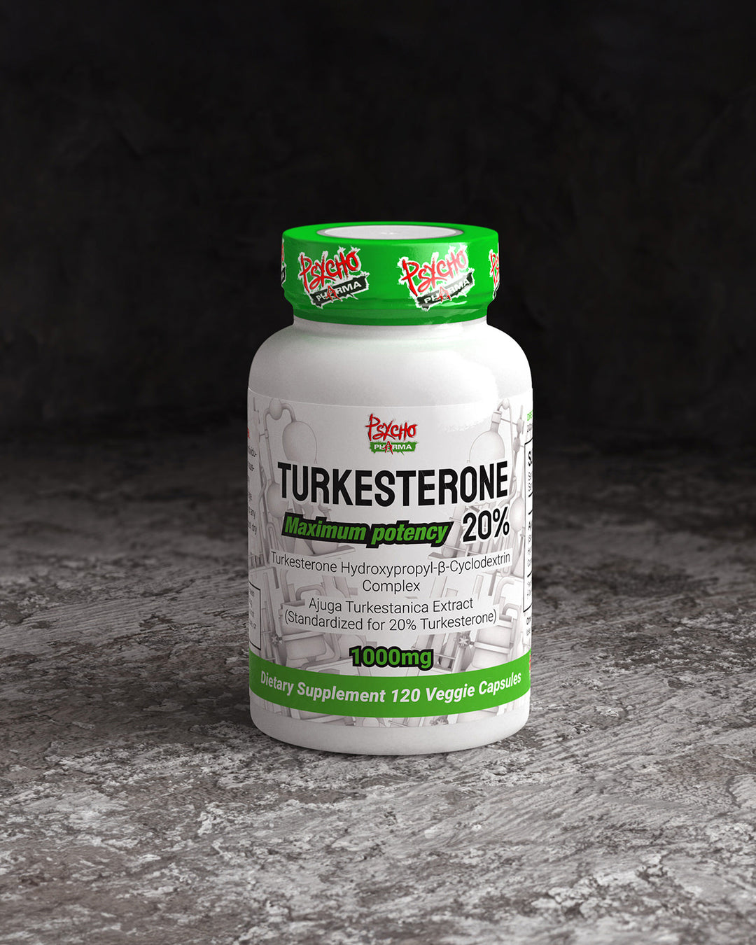 Complexed Turkesterone 20% (1000mg) - www.psychopharma.com