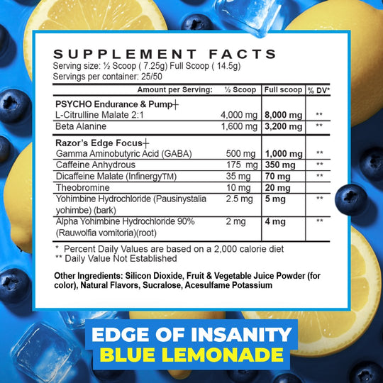 Edge of Insanity - Blue Lemonade