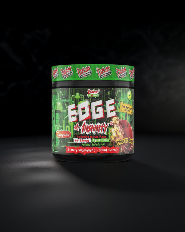 Edge of Insanity High Stimulant PreWorkout Psycho Pharma