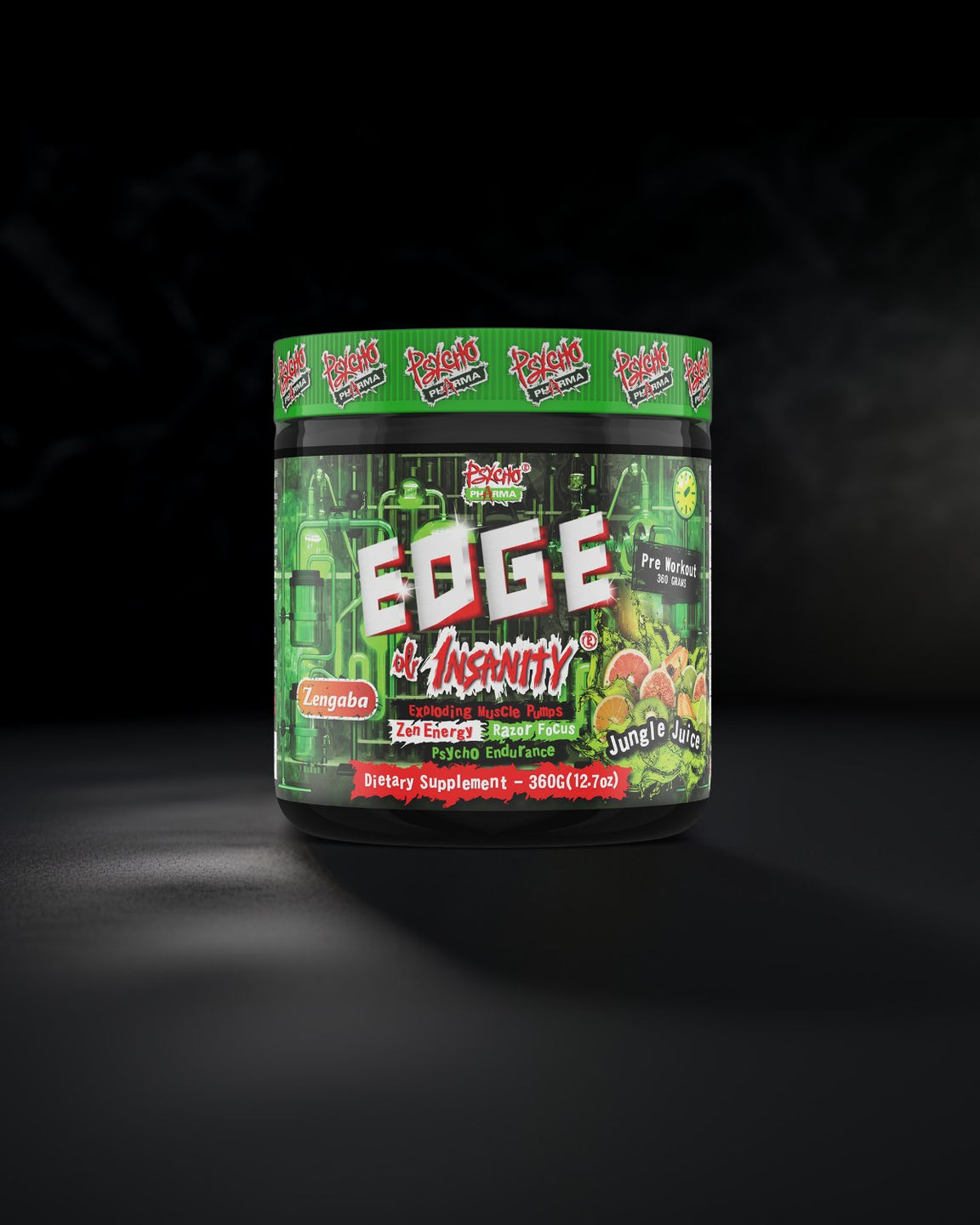 Edge of Insanity High Stimulant PreWorkout Psycho Pharma