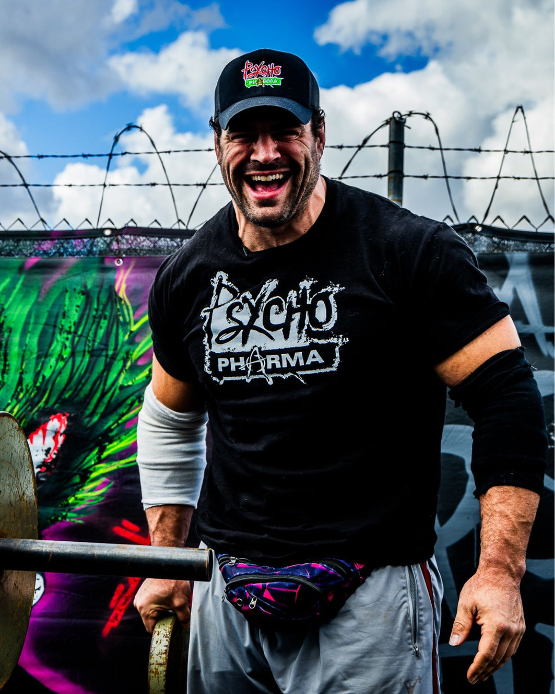 Psycho Pharma Logo Tee - Black and White - www.psychopharma.com