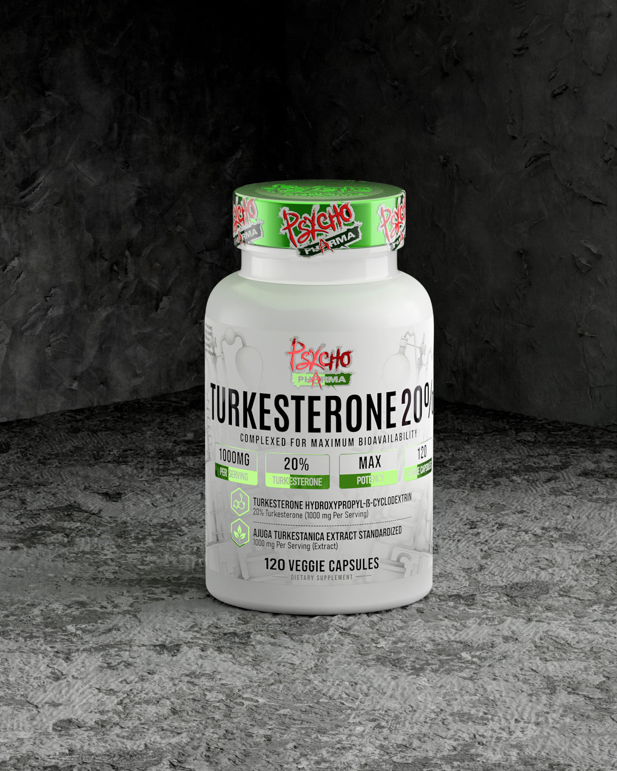 Complexed Turkesterone 20% (1000mg) - www.psychopharma.com