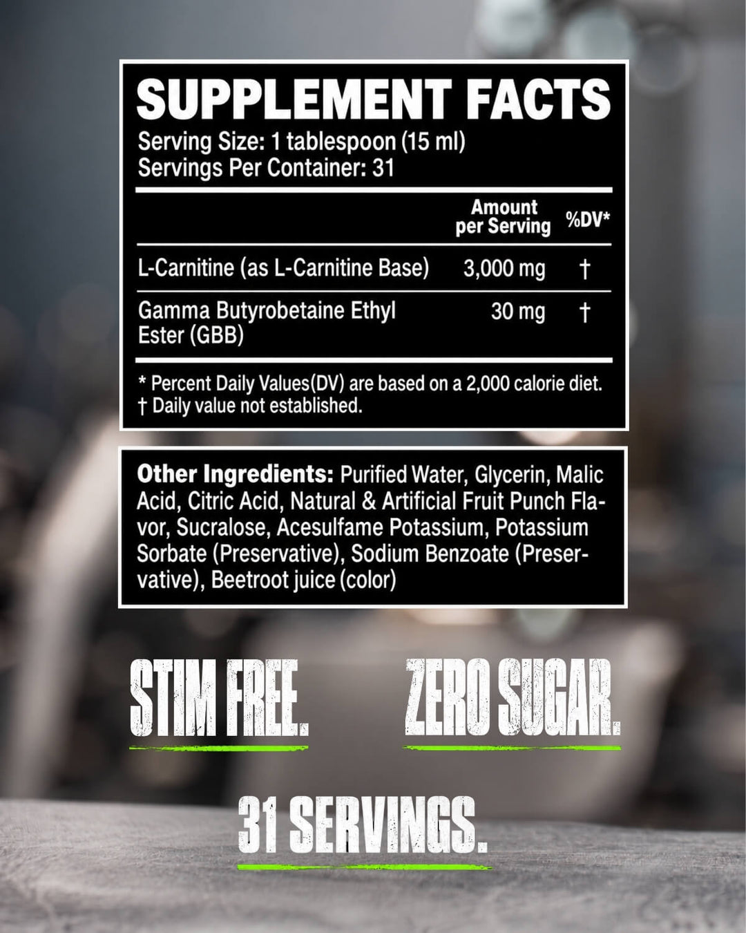 Carnitine SHRED 3000